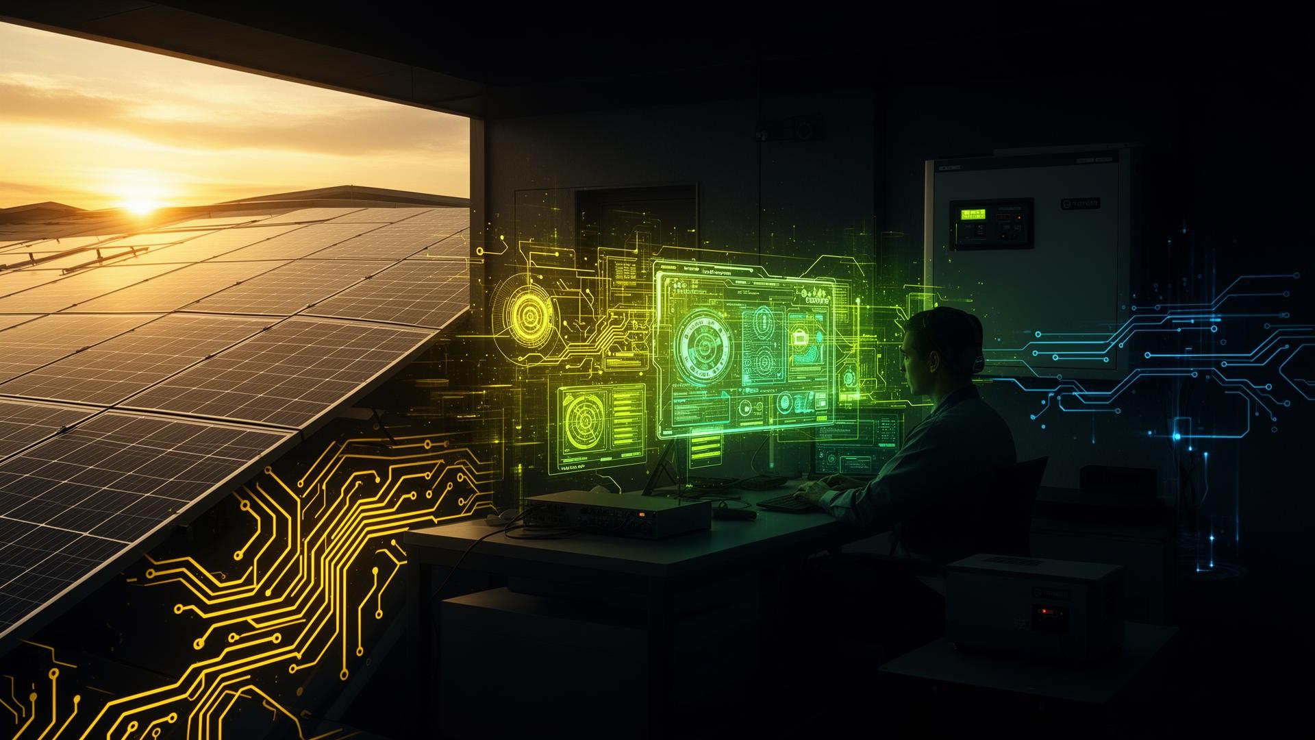 Painted Black Electronics hero — solar and IT operations